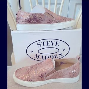 STEVE MADDEN💕Pink Sequin Flats